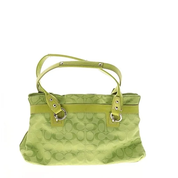Coach Lime Green Shoulder Bag - Picture 2 of 2